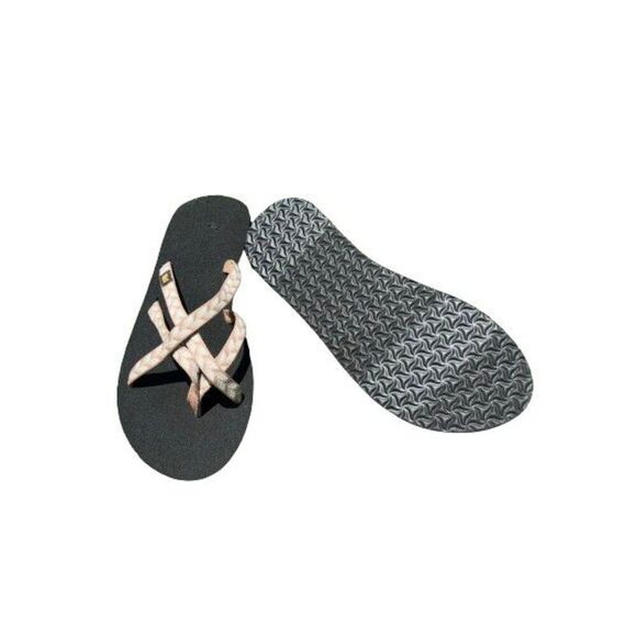 Teva Women's Olowahu Sandals Black/Multi Size 10 Comfort Stylish For Summer Fun - Picture 3 of 13